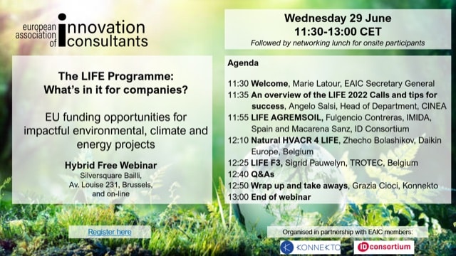 Infosessies Life programme